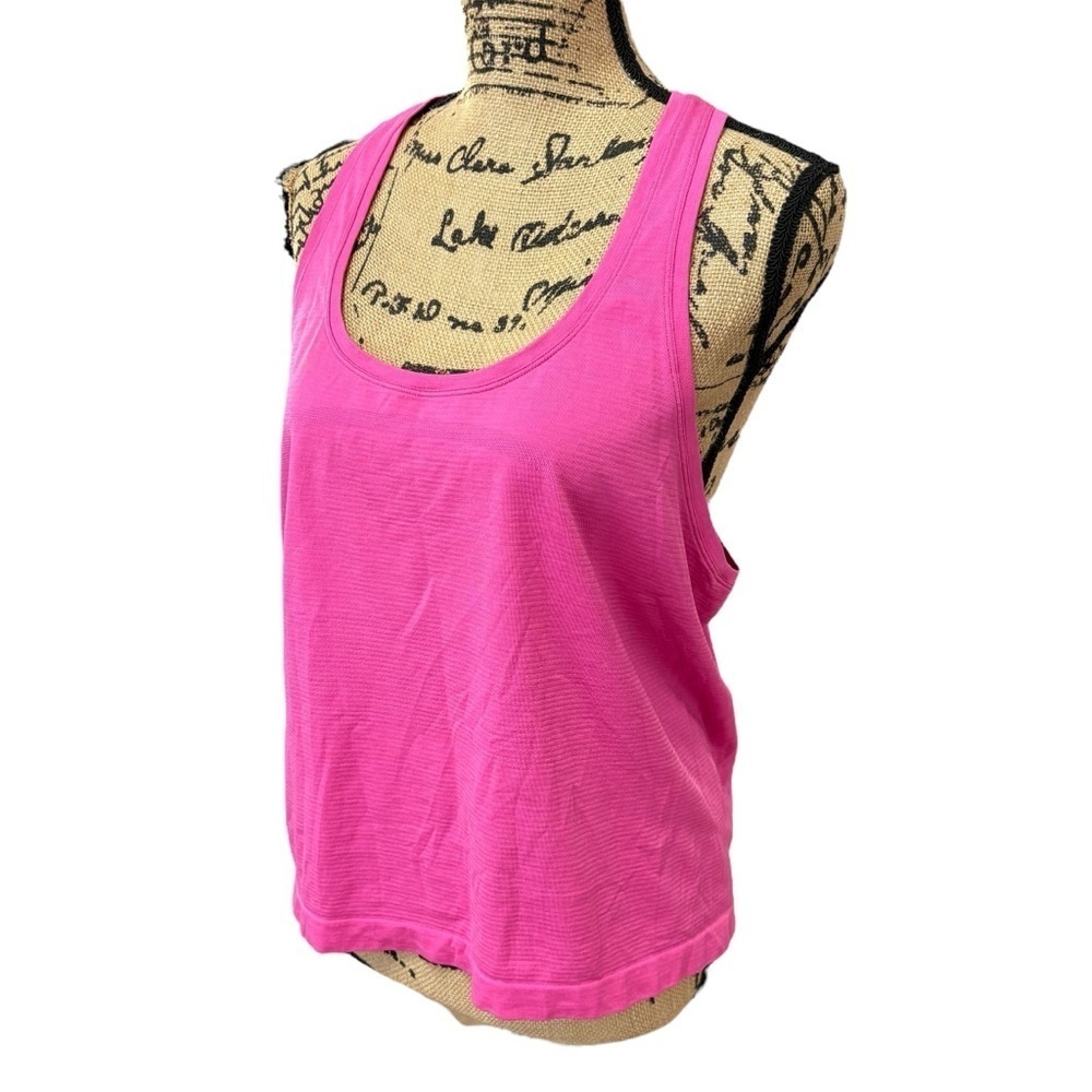 Lululemon Swiftly Tech Racerback Tank 2.0 Race Length Sonic Pink Size 14 - Picture 7 of 8